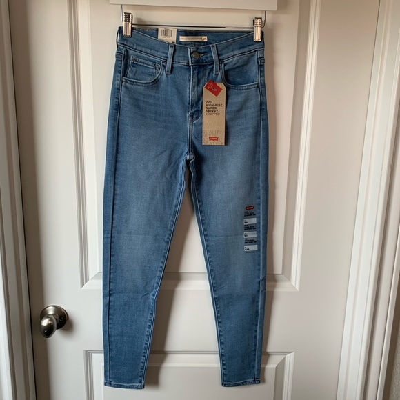 Levi’s 720 high rise skinny crop jean indie disco - Picture 8 of 15